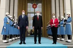 ورود دو مقام ارشد اتحادیه اروپا به آنکارا/ اردوغان استقبال کرد