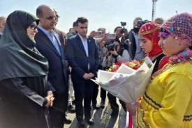 سخنگوی دولت وارد گیلان شد