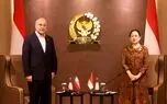 دیدار قالیباف با رئیس مجلس نمایندگان اندونزی