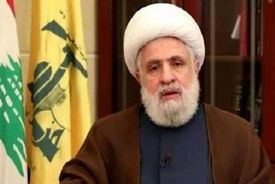 قدردانی نعیم قاسم از نقش شهید رئیسی در حمایت از جبهه مقاومت