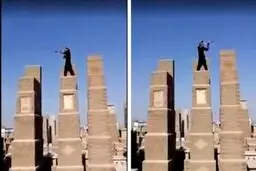 «اسرافیل» تقلبی به همراه صورش در عراق دستگیر شد!