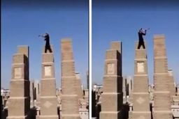 «اسرافیل» تقلبی به همراه صورش در عراق دستگیر شد!