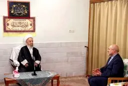 دیدار قالیباف با جوادی آملی و مکارم شیرازی