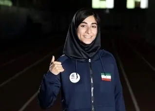 دختر دونده ایران نقره گرفت
