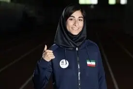 دختر دونده ایران نقره گرفت