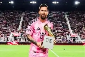 لیونل مسی کفش طلای آمریکا را از آن خود کرد