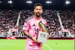 لیونل مسی کفش طلای آمریکا را از آن خود کرد