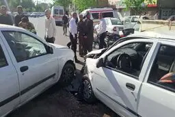 تصادف سرویس مدرسه در کرج و مصدومیت 6 دانش‌آموز
