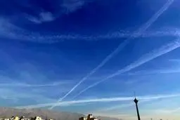 ماجرای ابرهای خطی در آسمان تهران چیست؟