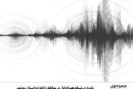 پایداری شبکه همراه اول در مناطق زلزله‌زده استان بوشهر