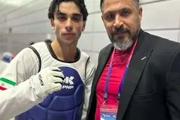 ابوالفضل زندی مدال طلا گرفت؛ اولینن طلای تکواندوی ایران