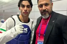 ابوالفضل زندی مدال طلا گرفت؛ اولینن طلای تکواندوی ایران