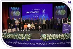 ​تجلیل از قهرمانان تیم ملی وزنه‌برداری در آیین ویژه بانک صادرات ایران / تأکید بر تداوم حمایت از قهرمانی، رفتار پهلوانی و اخلاق ورزشی