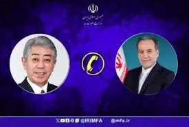 حمایت وزیر خارجه ژاپن از تداوم مذاکرات ایران و آمریکا در گفتگو با عراقچی