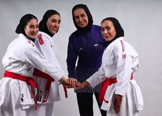 تاریخ‌سازی دختران کاتای ایران؛ نقره ناگویا به تیم کاراته زنان رسید