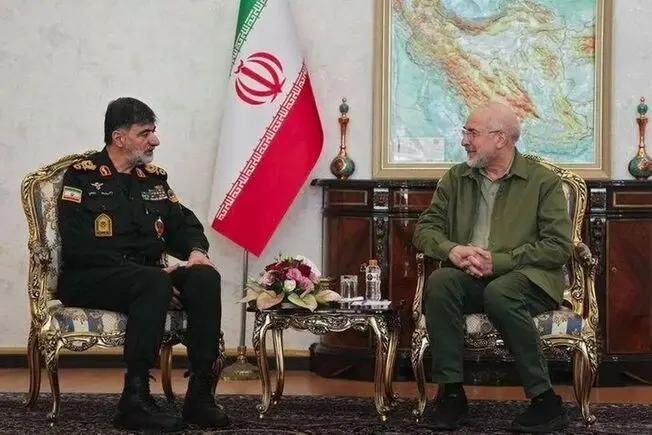 دیدار قالیباف با سردار رادان: دشمن به دنبال ایجاد ناامنی در داخل کشور است