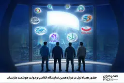 حضور همراه اول در دوازدهمین نمایشگاه الکامپ و دولت هوشمند مازندران