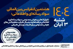 مشارکت همراه اول در برگزاری هشتمین کنفرانس بین‌المللی سواد رسانه‌ای و اطلاعاتی
