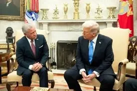 گفتگوی ترامپ و پادشاه اردن درباره لزوم توقف جنگ غزه