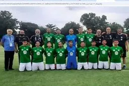 تیم ملی فوتبال ۷ نفره ایران محروم شد