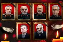 زمان مراسم تشییع فرماندهان شهید اعلام شد